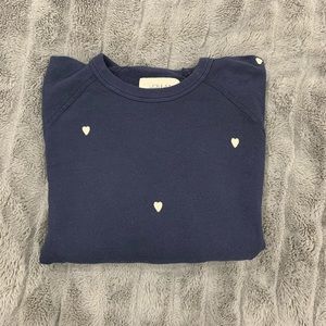 The Great College sweatshirt with heart embroidery